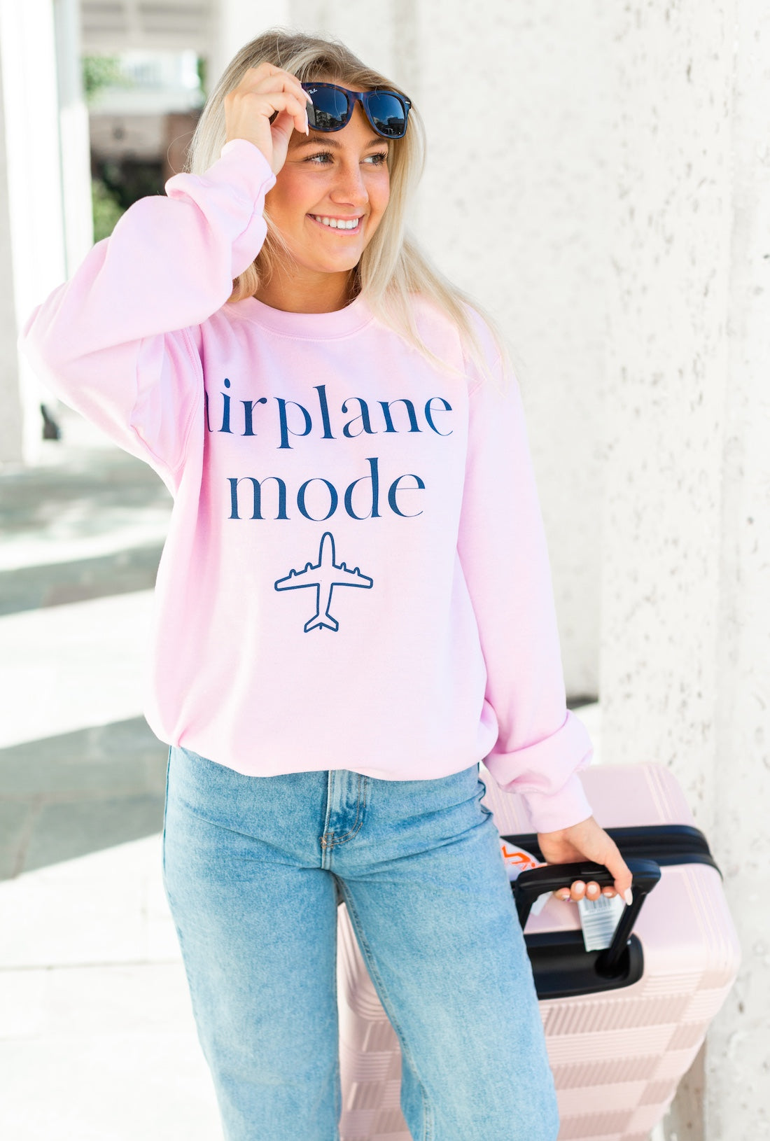 'Airplane Mode' Crewneck Sweatshirt