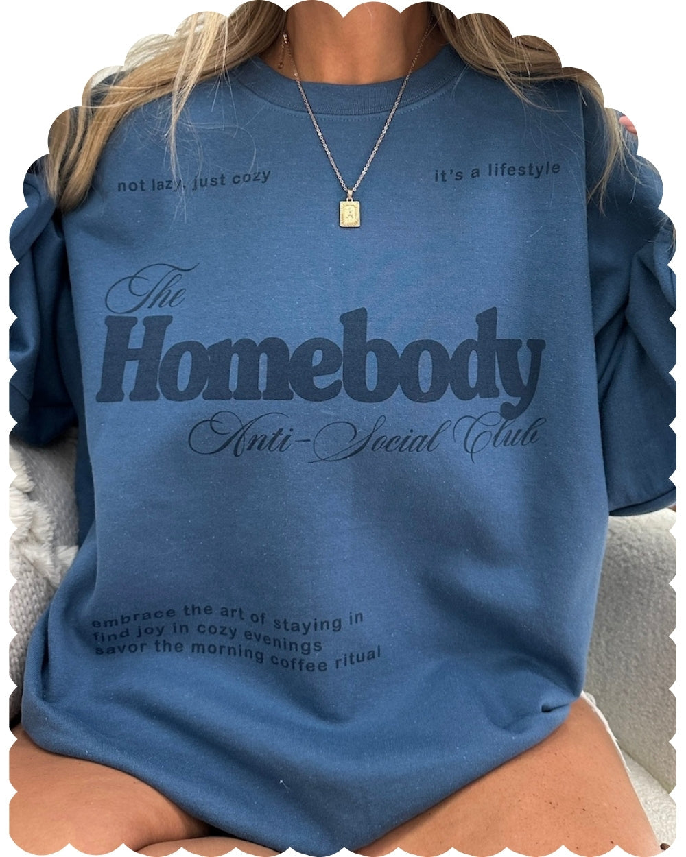 'The Homebody Social Club' Crewneck Sweatshirt