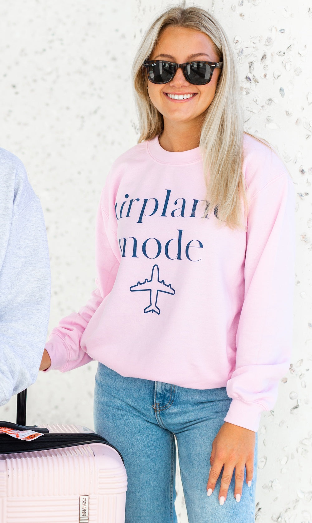 'Airplane Mode' Crewneck Sweatshirt