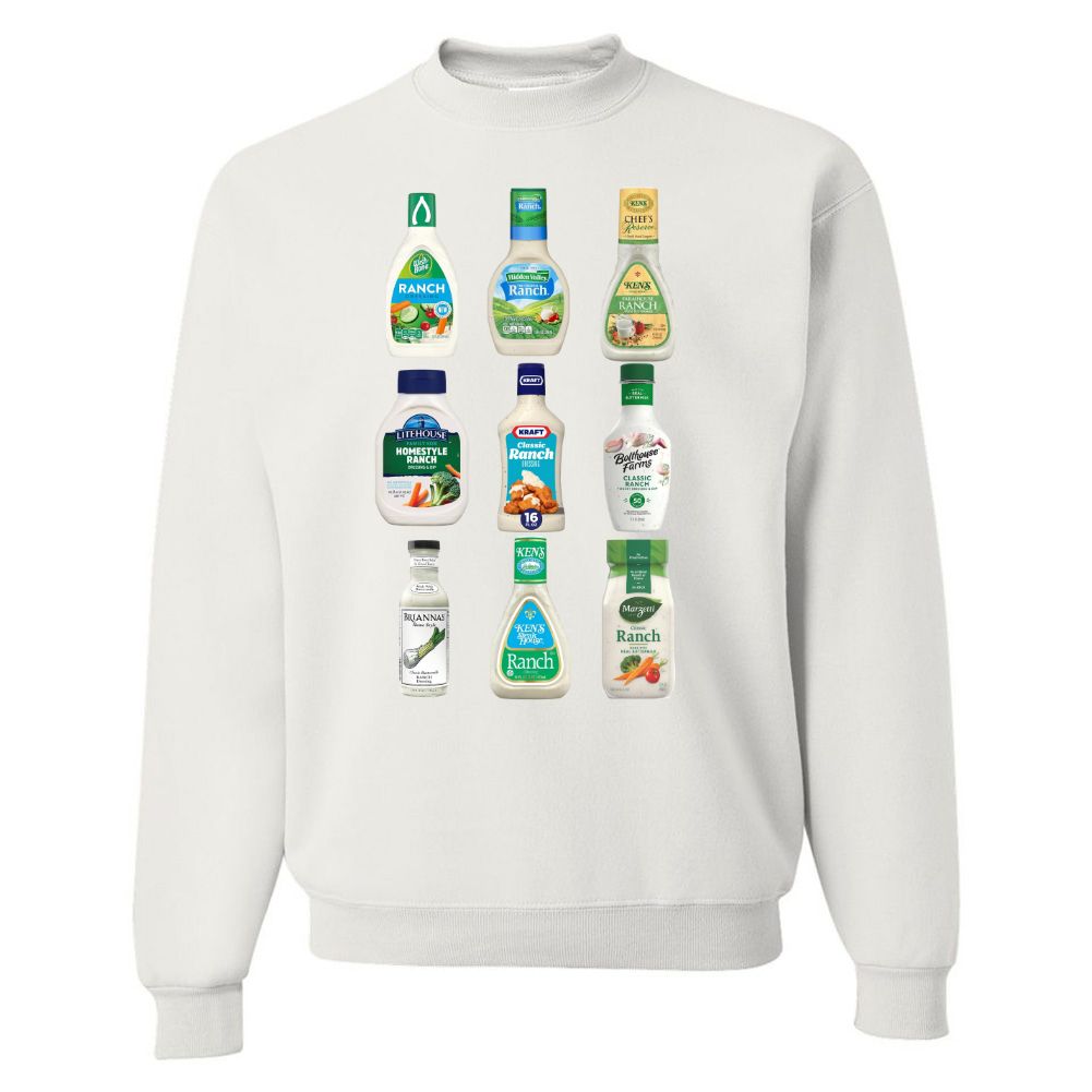 'Ranch Bottles' Crewneck Sweatshirt